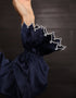 BAJU KURUNG KEDAH CHARLITA (NAVY BLUE)